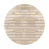 Lofaris Simple Custom Circle Wood Baby Shower Backdrop For Boy